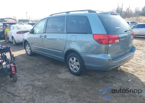 2005 Toyota Sienna Le из США, поврежденный, VIN 5TDZA23C55S345941